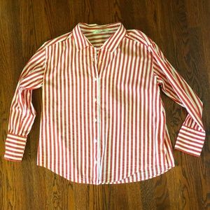 Zara Woman - Striped Button Down Shirt